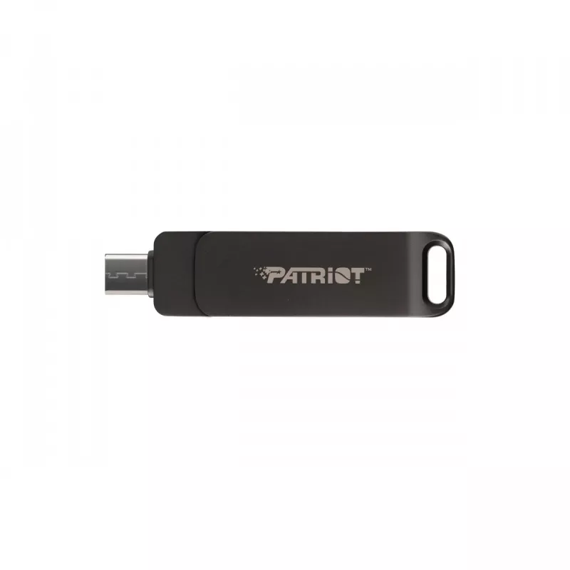 Unidade flash PATRIOT Rage R550 32GB 100 MB/S USB A+C Swivel Design (PE32GR550DSAD) preto
