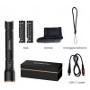 Lanterna Duracell DF6000R caixa de oferta — lanterna de mão recarregável, preta