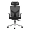 Cadeira de escritório giratória mark adler Manager 3.3 preta — design ergonómico, base giratória