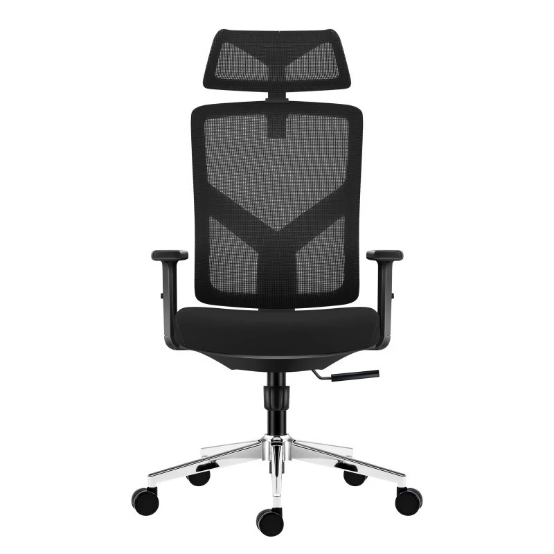 Cadeira de escritório giratória mark adler Manager 3.3 preta — design ergonómico, base giratória