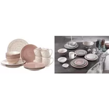 Conjunto de louça ritzenhoff & breker Valencia — 16 peças em porcelana, apto para máquina de lavar louça