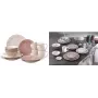 Conjunto de louça ritzenhoff & breker Valencia — 16 peças em porcelana, apto para máquina de lavar louça