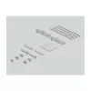 Patch panel Keystone DeLOCK 43407 4 portas cinzento