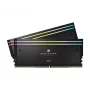 DIMM 48 GB DDR5-7200 (2x 24 GB) Dual-Kit, memória preta, CMP48GX5M2X7200C36, Dominator Titanium, INTEL XMP