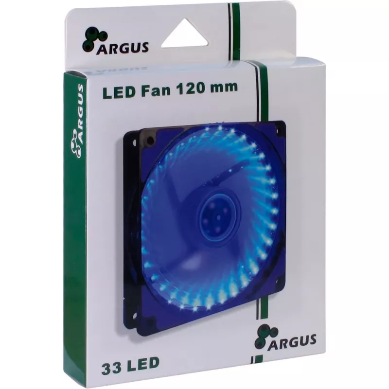 INTER-TECH Argus L-12025 ventoinha para caixa 120mm com LED azul