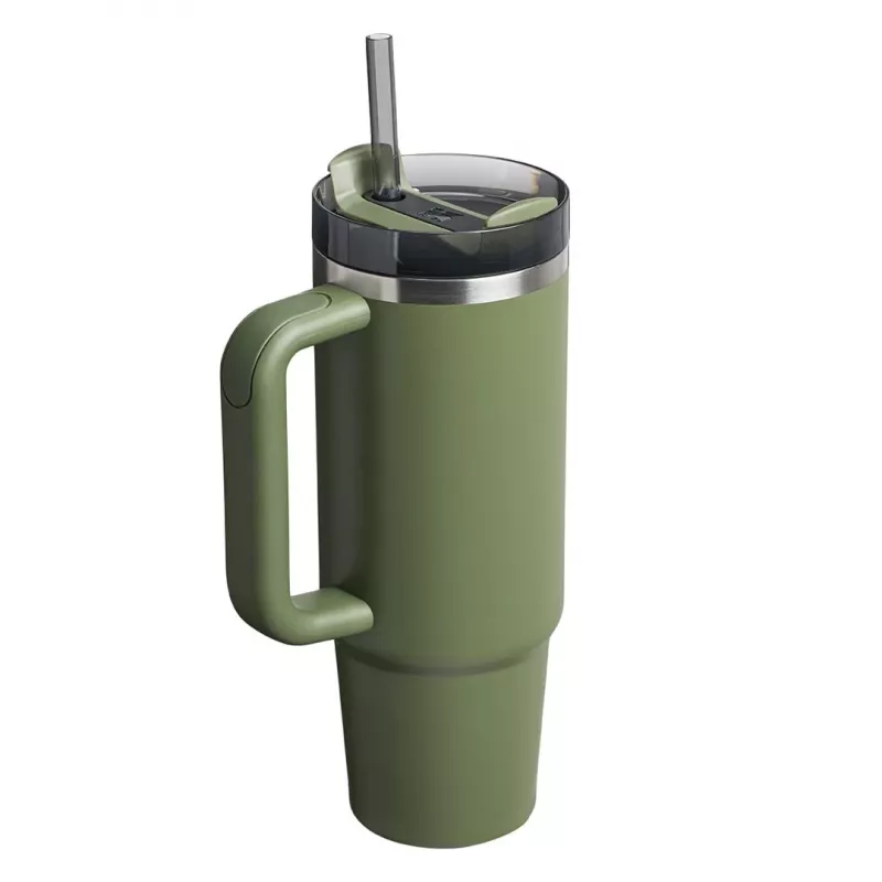 Copo térmico STANLEY Quencher H2.0 Dried Pine 1,18 l garrafa de viagem isotérmica