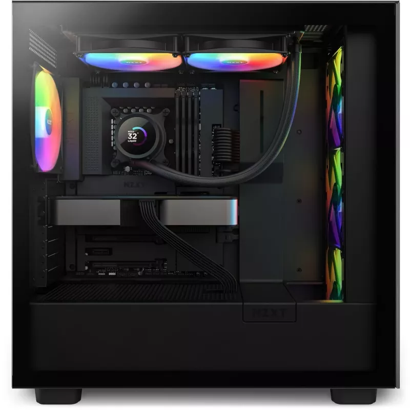 Refrigeração líquida All-in-One NZXT Kraken 280 RGB 14 cm preta