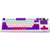LORGAR KBP70TKLW, Teclado de gaming mecânico TKL sem fios Pro, branco, layout EN