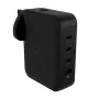 Hyper HyperJuice 145W USB-C GaN Carregador de viagem com 4 portas - Preto