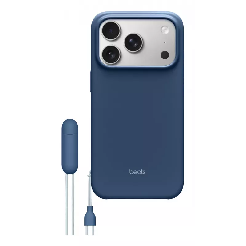 Apple Beats Kickstand Case capa para iPhone 17 Pro com MagSafe e controlo da câmara, Bedrock Blue (MGTP4LL/A)