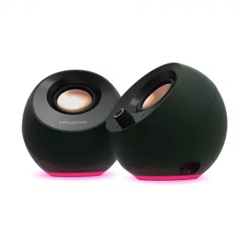 Creative Labs Creative Pebble Pro - colunas - para PC - 2.0 canais - sem fios - Bluetooth - USB - 30 Watt (total) (51MF1710AA000)