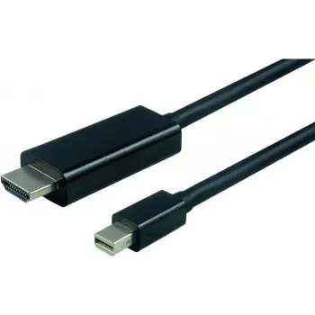 VALUE - Cabo de vídeo - DisplayPort / HDMI - Mini DisplayPort (M) para HDMI (M) - 1 m - blindado - preto (11.99.5795)