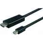 VALUE - Cabo de vídeo - DisplayPort / HDMI - Mini DisplayPort (M) para HDMI (M) - 1 m - blindado - preto (11.99.5795)