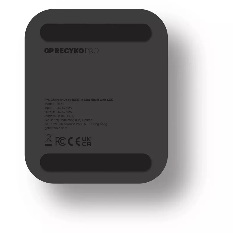 Carregador de pilhas GP ReCyko Pro P461 AA/AAA com estação de acoplamento D461