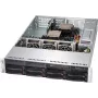 Supermicro SuperChassis 825TQC-R802WB chassis de servidor em rack 2U, 800 W, preto