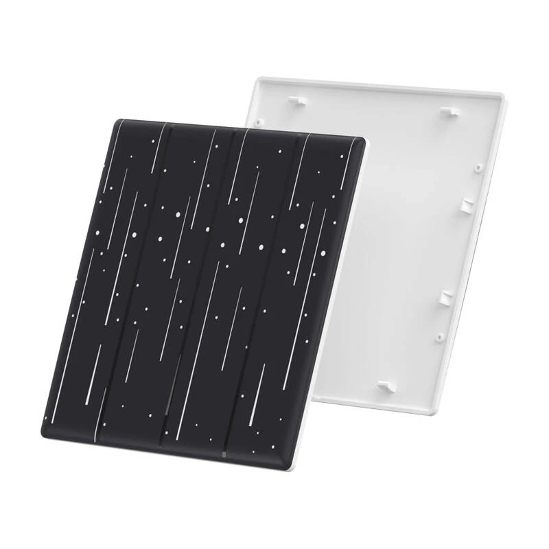 Cobertura decorativa Sonoff T5-4C-86-star para interruptor tátil — modelo T5-4C-86-star, painel de parede para montagem 86×86 mm