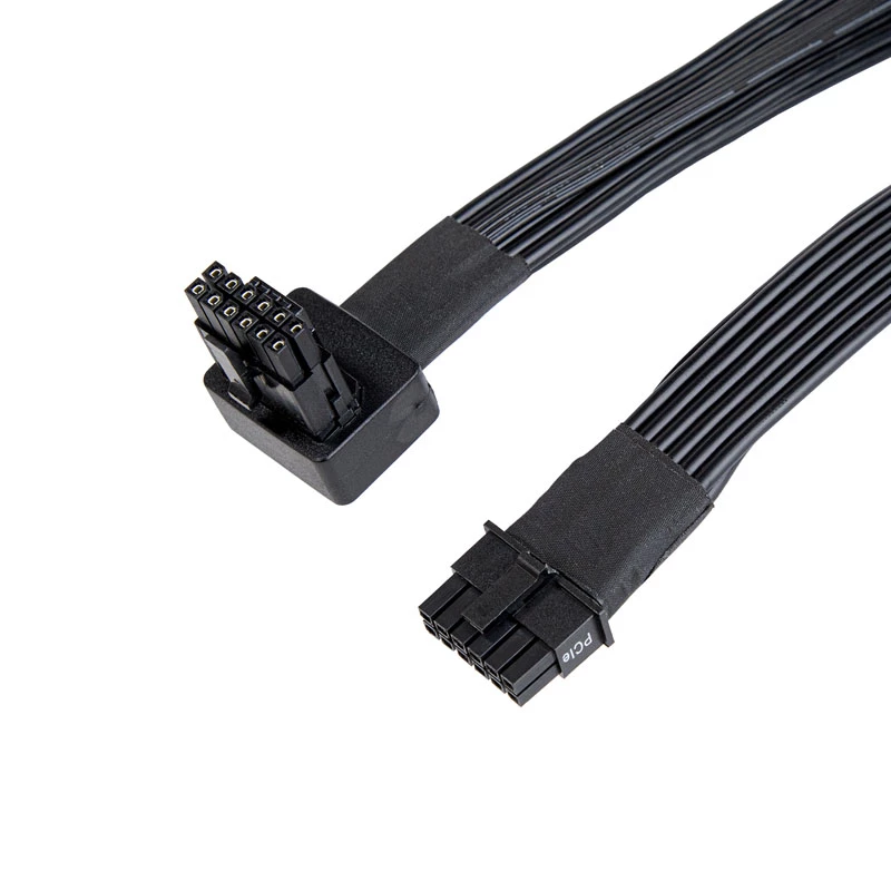 SilverStone SST-PP14-90 cabo 12VHPWR, 90 graus, 650 mm, preto