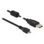 Cabo USB DeLOCK 84902 USB 2.0 1,5 m USB A Micro-USB B Preto