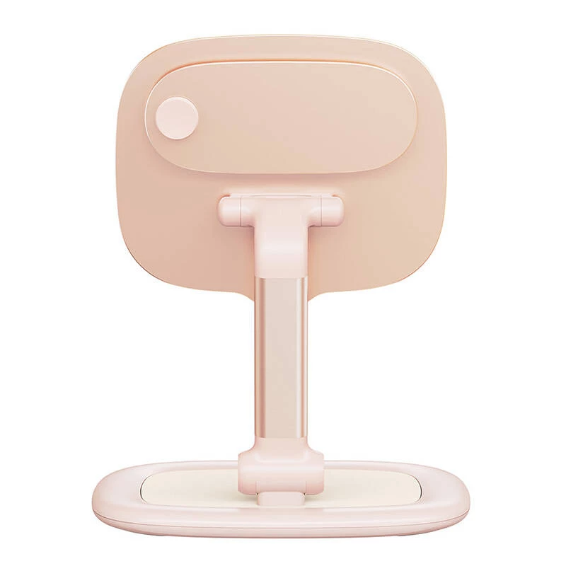Suporte para tablet e telemóvel Baseus Seashell Series rosa – altura ajustável, leve