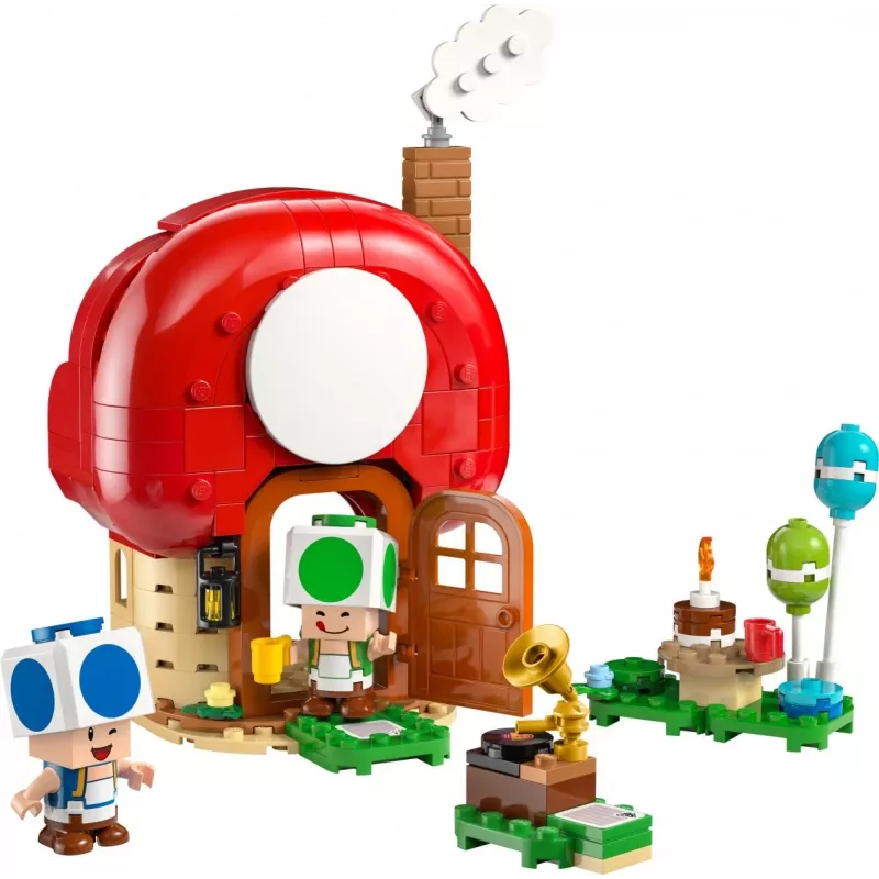 LEGO Super Mario Festa em Casa do Toad conjunto 72041 com funções de jogo interativas