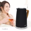 Chaleira elétrica Nedis KAWK510EBK 1,7 L 2200 W preto