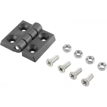 Basetech Dobradiça de plástico 53x44x8mm 53 mm 1 unid. (BT-1697226)