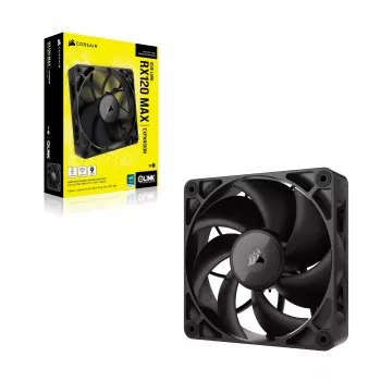 Corsair iCUE LINK RX120 MAX Ventoinha para caixa 120 mm - preto