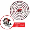 Einhell TE-CS 18/165-1 Li - Solo 16,5 cm preto, vermelho, prateado 4200 rpm