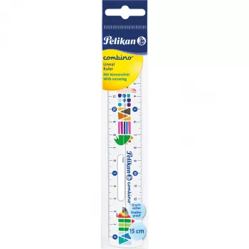 Régua Pelikan 811224 150 mm plástico multicolor
