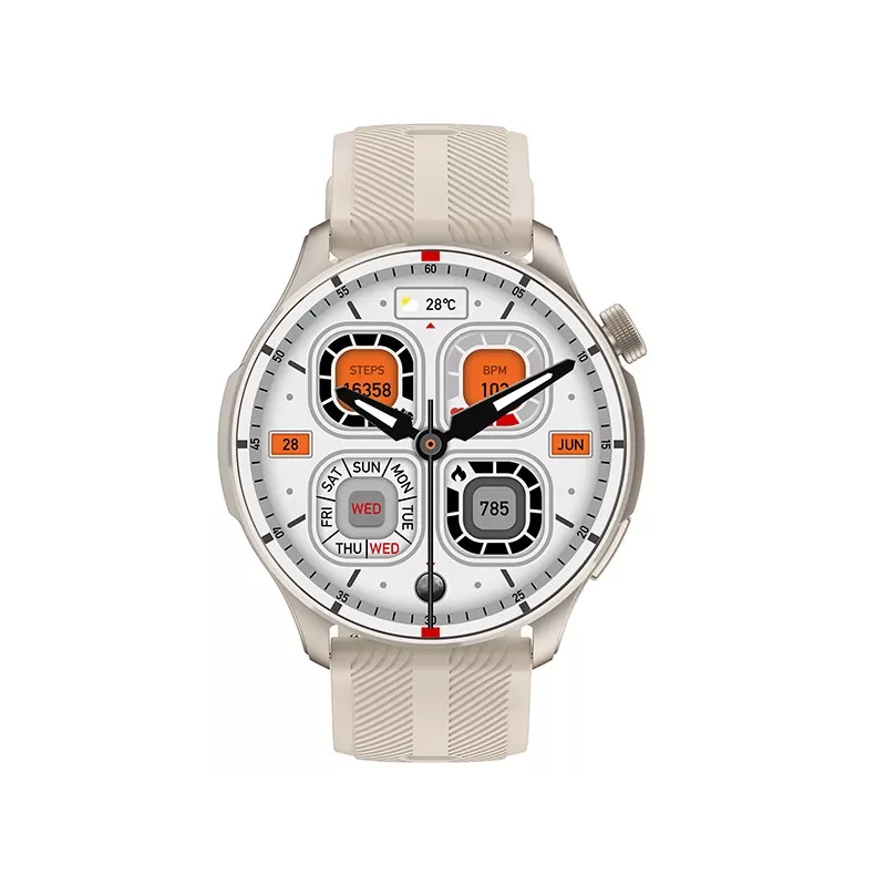 Smartwatch TRACER SM7 Astral Starlight — Bluetooth, medidor de frequência cardíaca