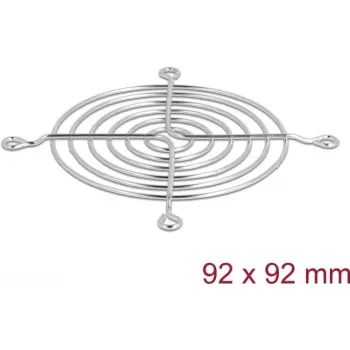 Grelha para ventoinha DeLOCK 67307 metal prateado 89,8 mm