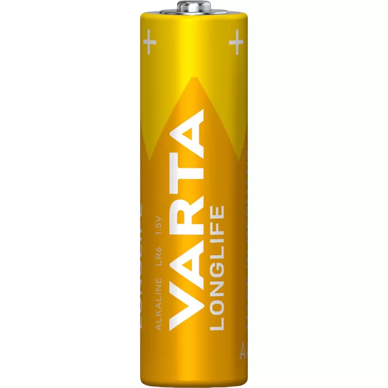 Varta Longlife AA (Mignon) LR6 pilhas alcalinas 4106301134, 1,5 V, Cube embalagem de 24 un.