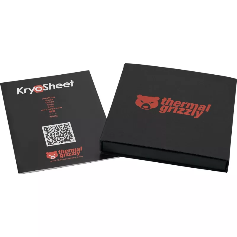Pad térmico Thermal Grizzly KryoSheet 68×51 mm antracite, 1 g