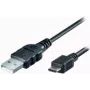 Cabo USB e+p TL 592 1m Micro-USB B USB A preto