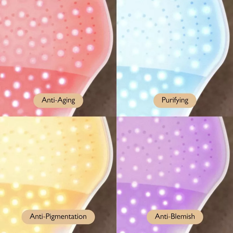 Máscara LED de mão silk'n HLM1PE1001 para rejuvenescimento e hidratação da pele