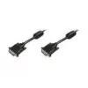 DIGITUS - Cabo DVI - Dual Link - DVI-D (M) - DVI-D (M) - 5,0 m - moldado, parafusos de orelhas - preto (AK-320101-050-S)
