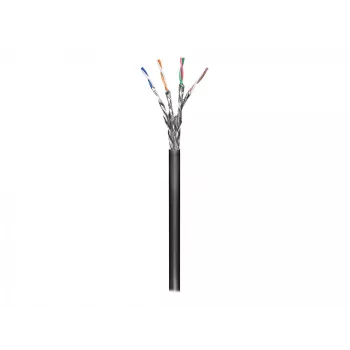 Goobay cabo de rede exterior CAT 6, S/FTP (PiMF), 100 m - cobre, AWG 24/1 (maciço), LSZH (77624)