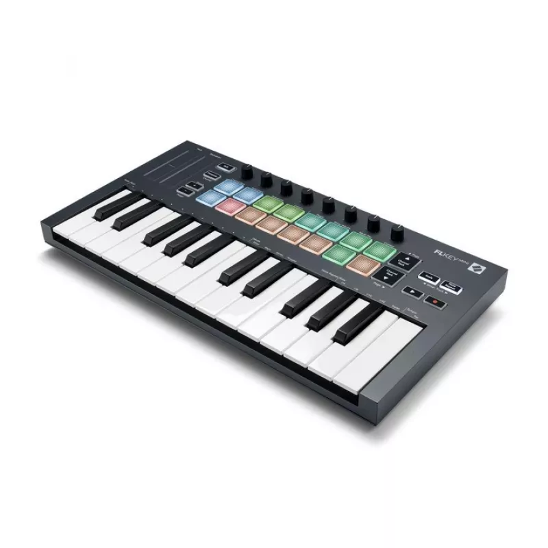 Novation FLKEY Mini - teclado MIDI especialmente para software FL Studio, 25 teclas.