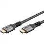 Goobay Plus Cabo HDMI High-Speed com Ethernet, 4K @ 60Hz (cinzento, 10 metros)