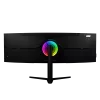 Monitor LED Curvo 49 polegadas Arozzi Nova — 5120 x 1440 Dual QHD, painel VA, 4 ms, hub USB, VESA