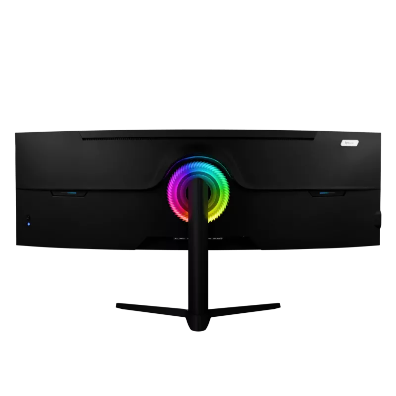 Monitor LED Curvo 49 polegadas Arozzi Nova — 5120 x 1440 Dual QHD, painel VA, 4 ms, hub USB, VESA