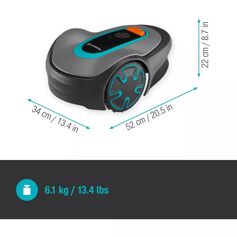 Robô corta-relvas Gardena SILENO minimo