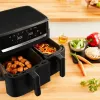 Fritadeira de ar quente Tefal Easy Fry EY901N Double 8,3 L Aparelho independente 2700 W Preto