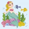 Conjunto Diamond Dotz Little Mermaid