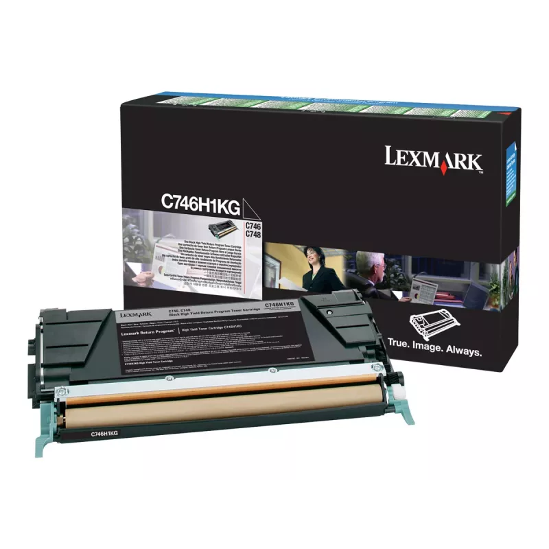 Toner Lexmark C746H1KG preto 10000 páginas