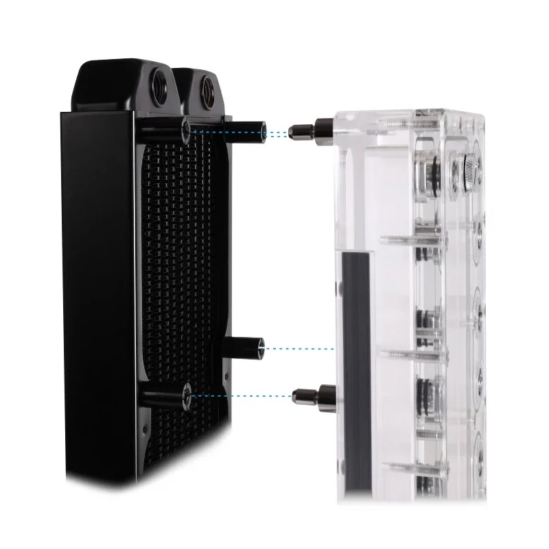 Conjunto de montagem Alphacool 15725 preto aço inoxidável 25 mm 10 g