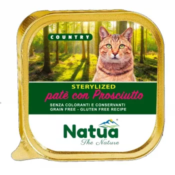 NATUA Country Sterilised presunto - comida húmida para gatos - 100g
