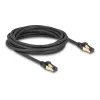 Cabo de rede DeLOCK RJ45 Cat.6A ficha para ficha S/FTP 5m preto