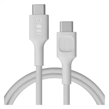 Cabo USB-C-USB-C PowerStream 100W entrançado 1,2m branco