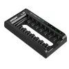 Carregador de baterias AA/AAA 1,5 V e 1,2 V, inteligente - 8 slots